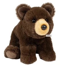 Douglas Mini Brownie Soft Brown Bear Plush Stuffed Animal, 6" sitting