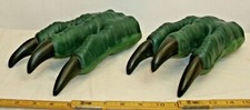 JURASSIC PARK JW MOVIE VELOCIRAPTOR CLAW GLOVES COSTUME X2 HASBRO