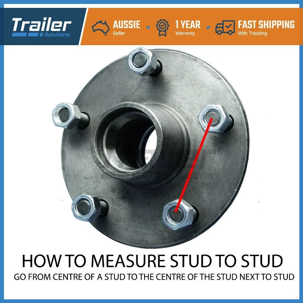 6 stud 2024 hilux trailer hubs