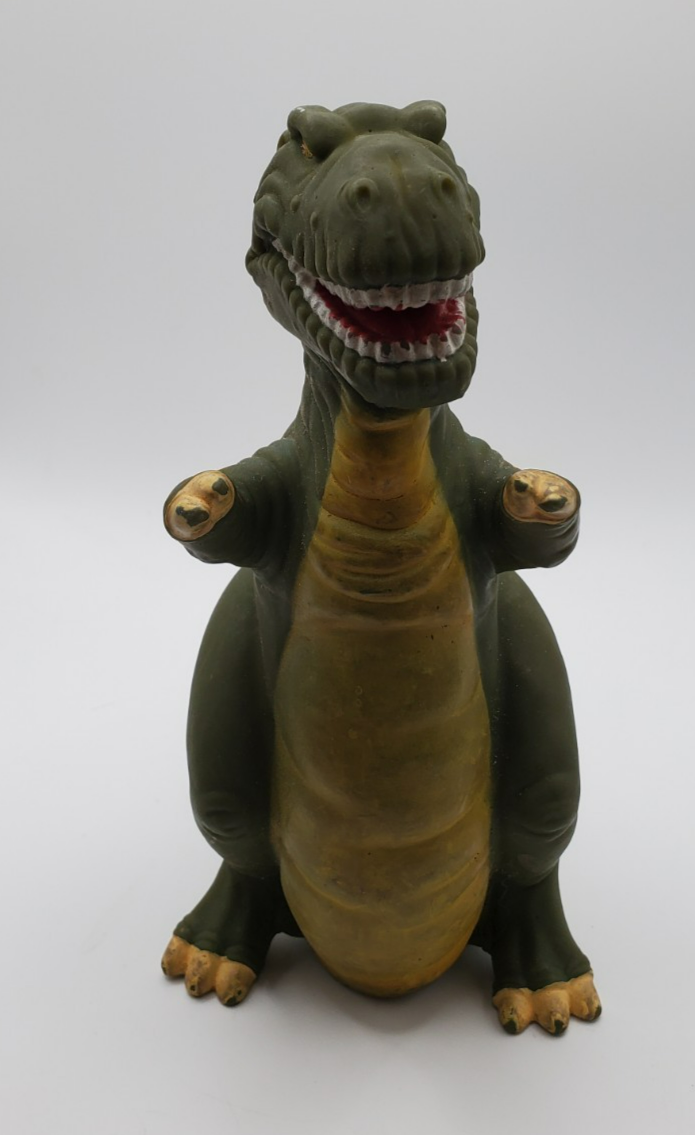 Vintage 1988 Land Before Time T-Rex Sharptooth Pizza Hut Hand