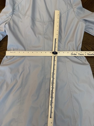 Authentic Guess Hooded Trench Zip Up Lined Coat Large - Picture 14 of 20