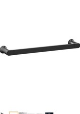 MOEN Genta 18 in. Towel Bar in Matte Black BH3818BL