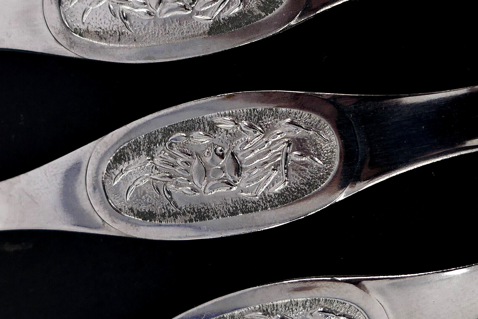 10 Pc 8" LOBSTER CRAB SHELLFiSH SEAFOOD STAiNLESS STEEL JAPAN PiCK LOT Falak Tayyeb Platinum