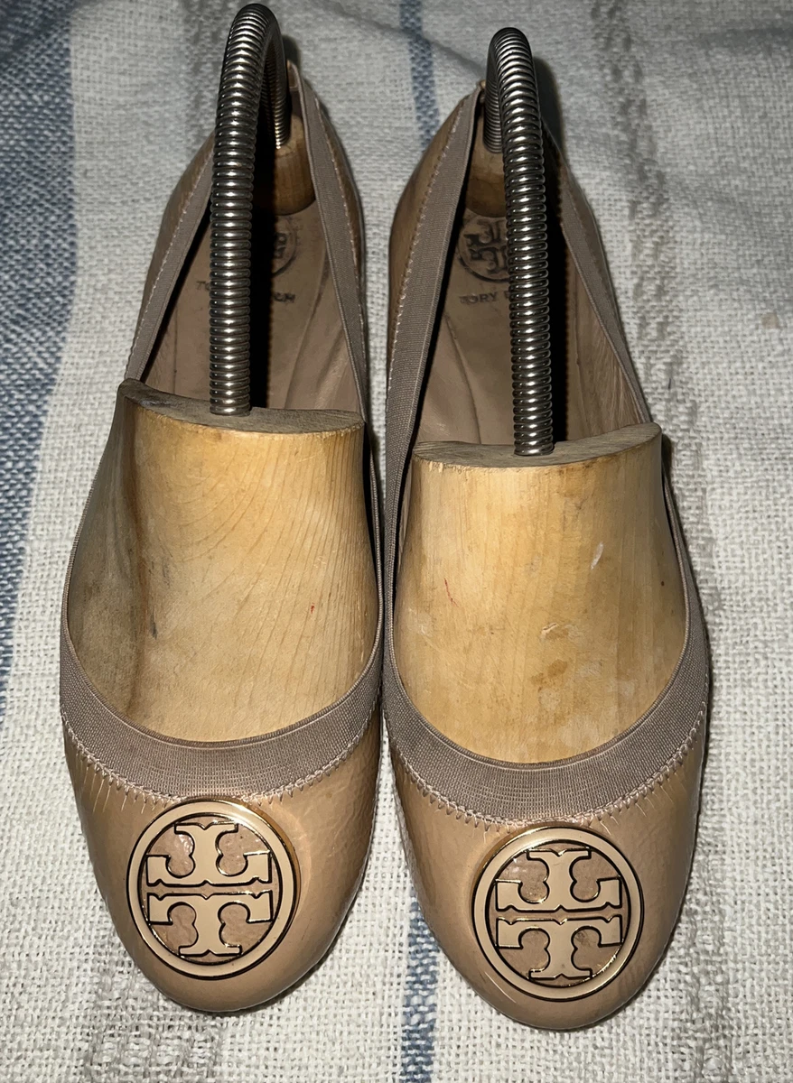 Tory Burch Ballerina Ballet Flats, Size 10 M Very Used