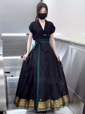 Chinese Women's Song Dynasty Horse Face Skirt Hanfu