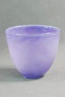 purple OPALINE GLASS small VASE original KOSTA BODA design Kjell Engman