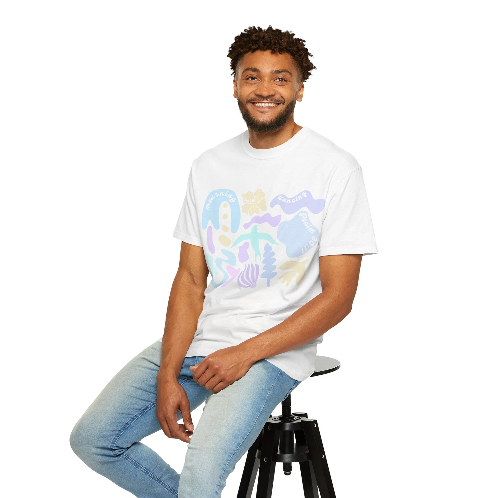 Whimsical Garment-Dyed T-Shirt, Casual Summer Wear, Artsy Gift, Eco-Friendly
Opens in a new window o