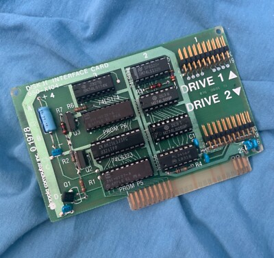 Vintage 1978 Apple Computers Disk II Interface Card ref.AP50