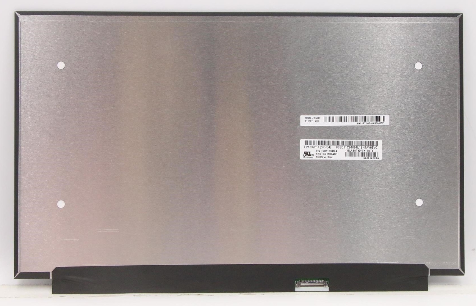 Schermo LED 13.3'' Lenovo 5D11D20124 1920x1080 Opaco 30 Pin