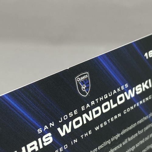2020 Topps MLS Playoffs Red /10 Chris Wondolowski #16A - Picture 8 of 13