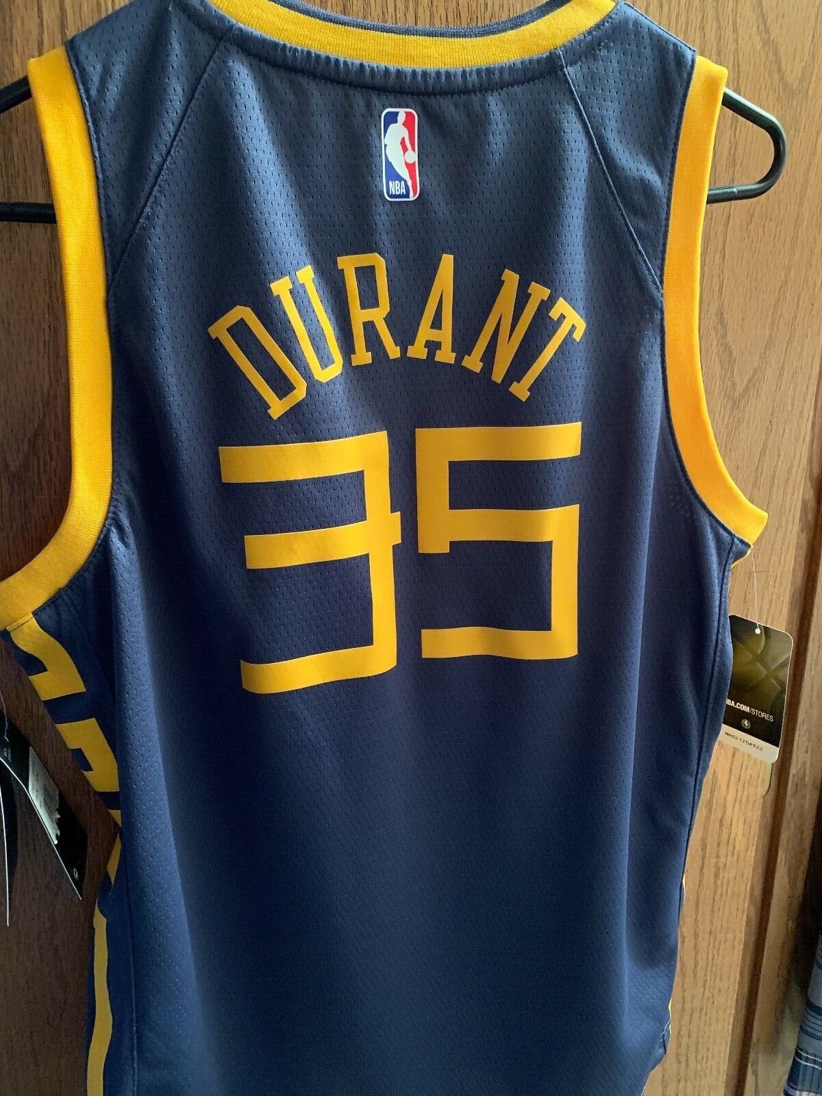 Golden State Warriors 2019 "The Bay" NBA jersey - Kevin Durant -  Youth "L"