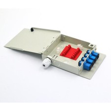 4PT SC OM3 Fiber Wall Enclosure with Splice Block