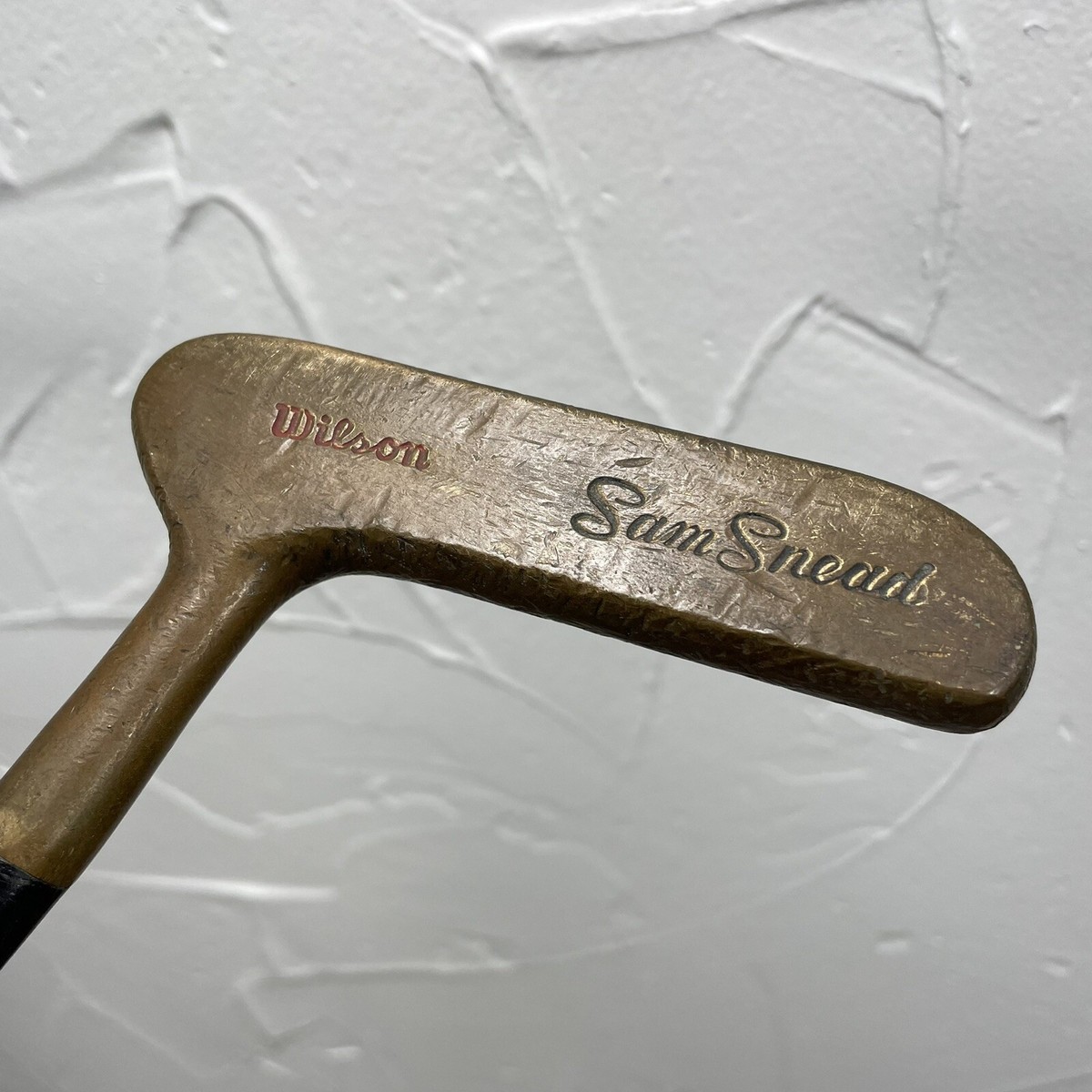 CNC WILSON タイプ アンビセフティー ステンレスシルバー Vtg Wilson Sam Snead Signature 35.5