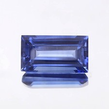 16x8 MM - AAA Natural Flawless Ceylon Blue Sapphire Baguette Loose Gemstone Cut