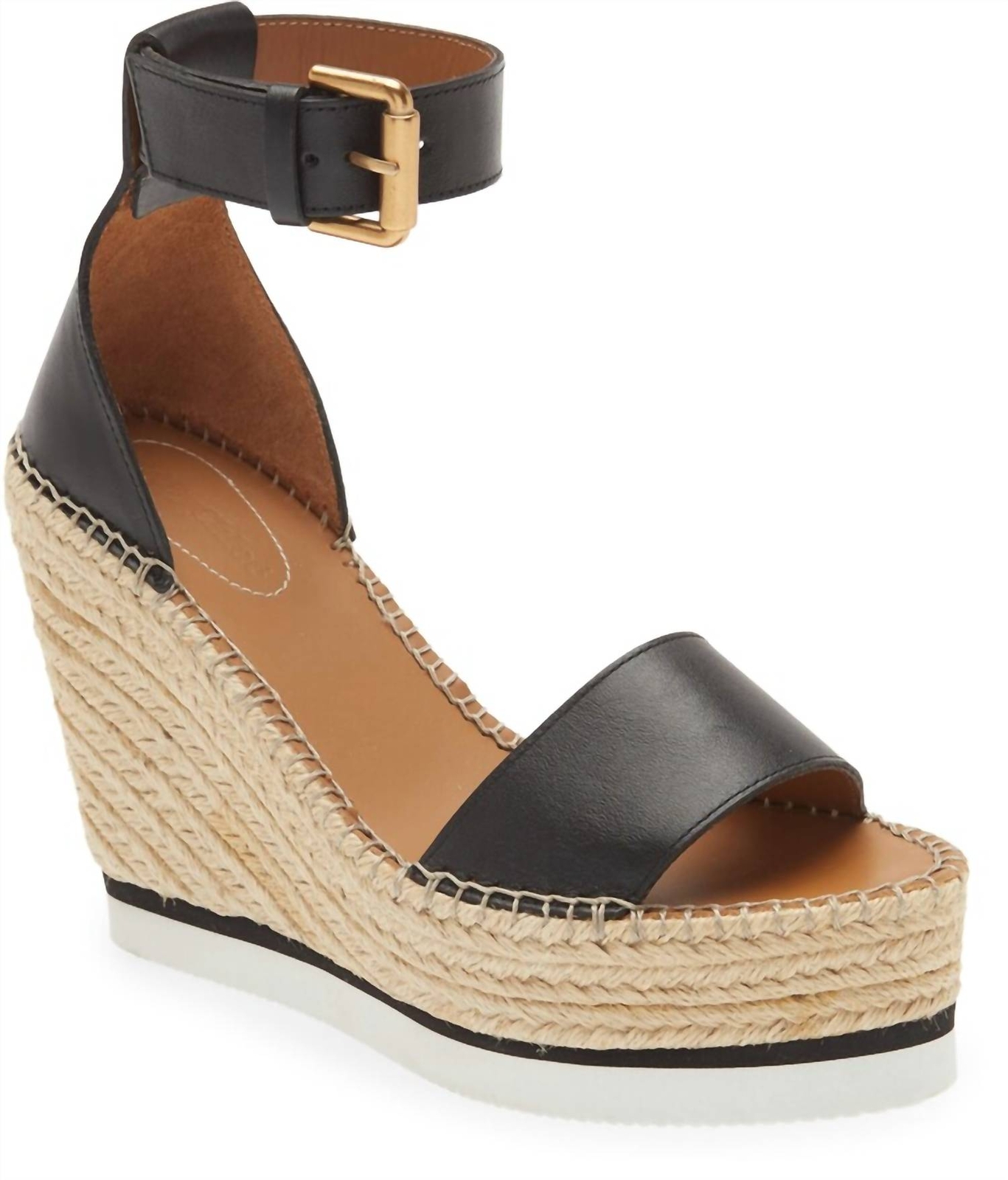 See By Chloe women's glyn wedge heeled leather sandal for women eBay