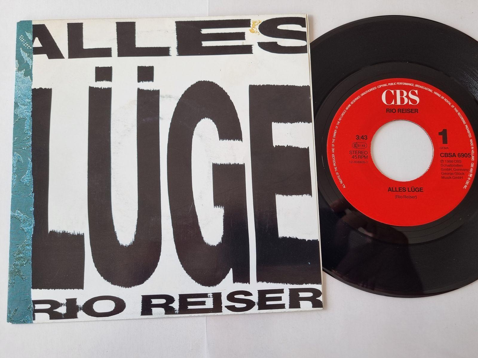 7"" Single Rio Reiser - Alles Lüge Vinyl Holland
