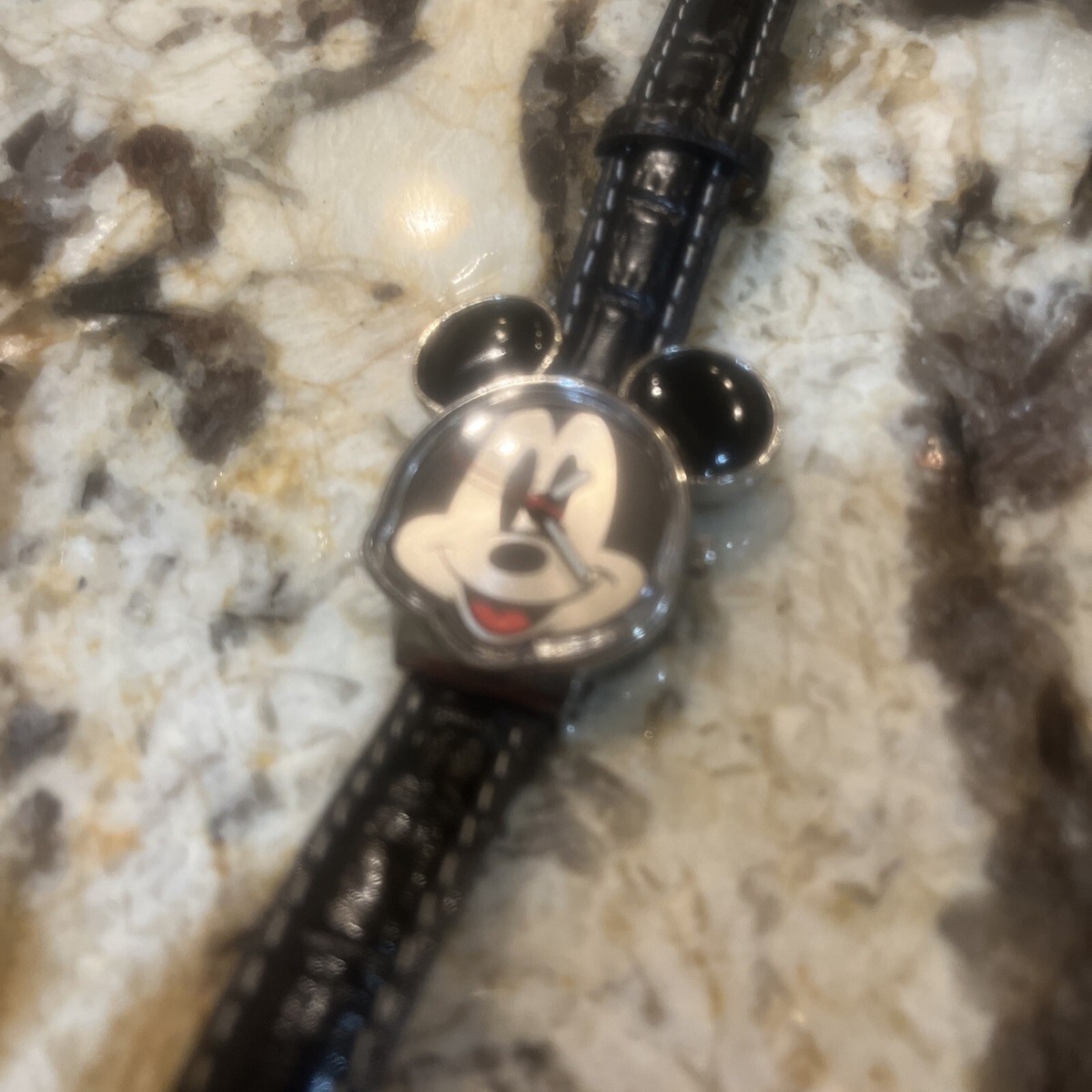 Vintage Mickey Mouse Head Dial Watch Mck0018 | eBay