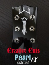 Guild Chesterfield logo MOP Guitar Headstock Logo Vinyl Sticker Decal