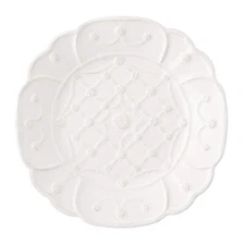 Juliska Jardins du Monde Whitewash Villandry Dessert/Salad Plate, new