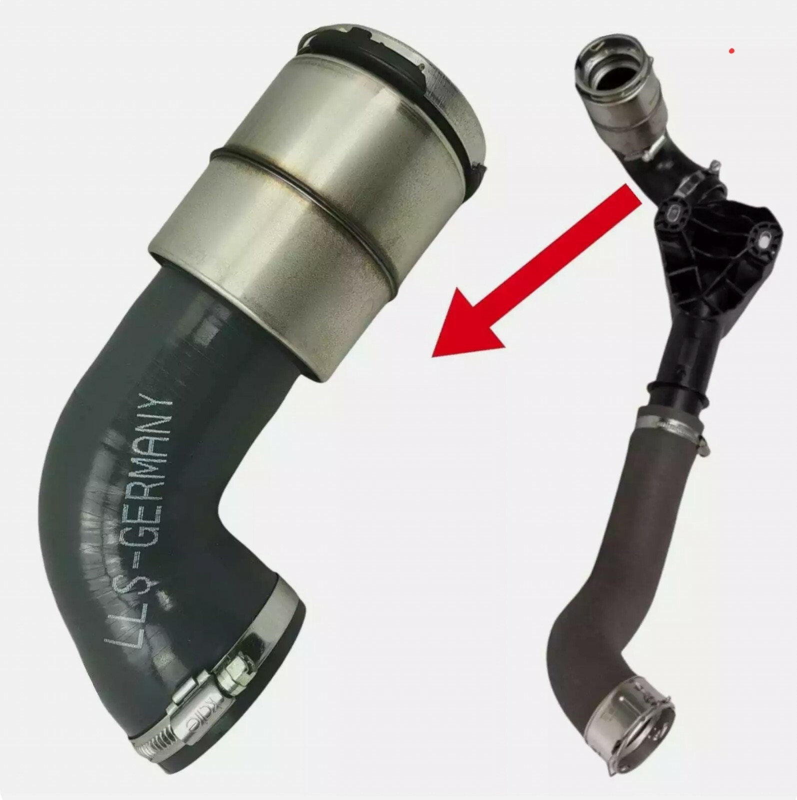 Charge air hose for Renault Master III 2.3 dCi 144603730R - 144603389R
