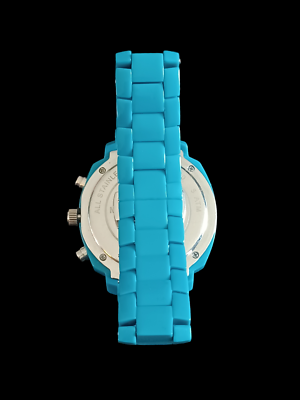 Michael Kors Runway Teal Wrist Watch Band Mother Of Pearl  display picture 2
