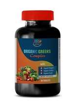 detox and cleansing pills - ORGANIC GREENS COMPLEX - probiotic supplement 1B