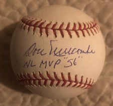 DON NEWCOMBE Autographed 56 MVP Pristine Condition - All Time Dodger Great!