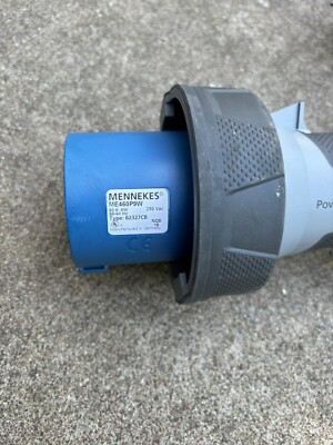 MENNEKES ME460PW 60A 250V 3ph 4W Pin & Sleave Plug