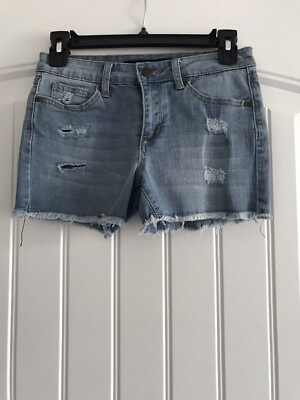 NEW JOE'S STRETCHY DISTRESSED DENIM KID'S GIRL'S THE MARKIE SHORTS SIZE 12