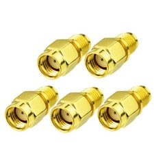 100 X RP-SMA Plug to SMA Female Jack straight RF Adapter Coax Connector for WiFi