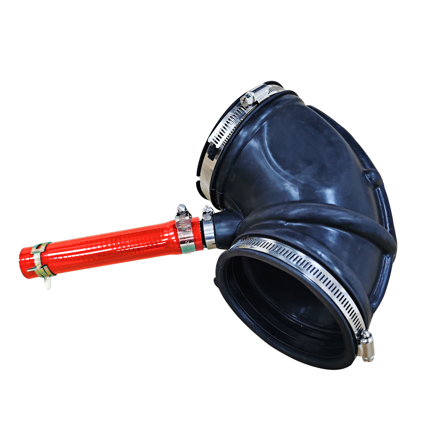 Red Intake Clean Air Duct Pipe For 2007-2018 08 Dodge Ram 2500 3500 6.7L Diesel thumbnail 3