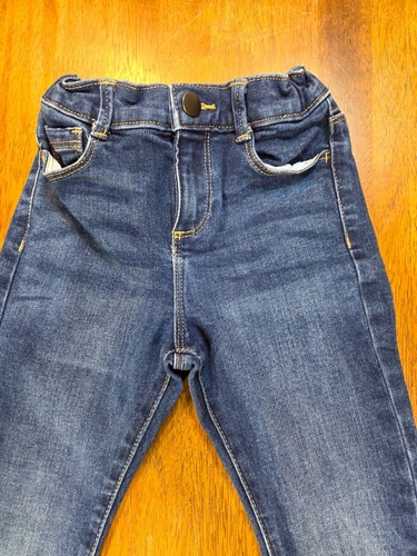 Boys Size 4T Button Jeans (Brand = Wonder Nation)  19 to 20 Elastic waist 16.5 L - Picture 4 of 12