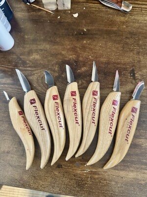 Assorted Flex Cut Knives. Excellent condition rarely used.