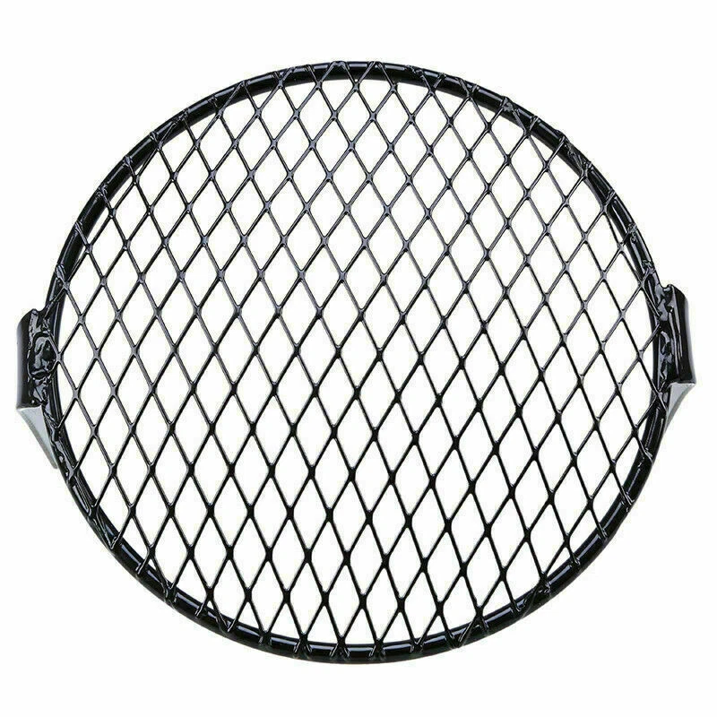 Protector de rejilla de malla de faros de motocicleta de 6,5" para Bobber Café Racer Foto 2 de 4