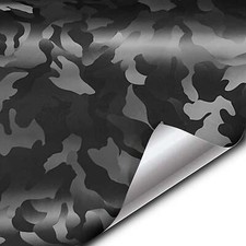 Vvivid 2022 Vvivid Black Stealth Medium Camo Vinyl Car Wrap Film V504