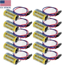 US Lot MR-BAT ER17330V/3.6V Mitsubishi A6BAT PLC Battery for FANUC CNC System