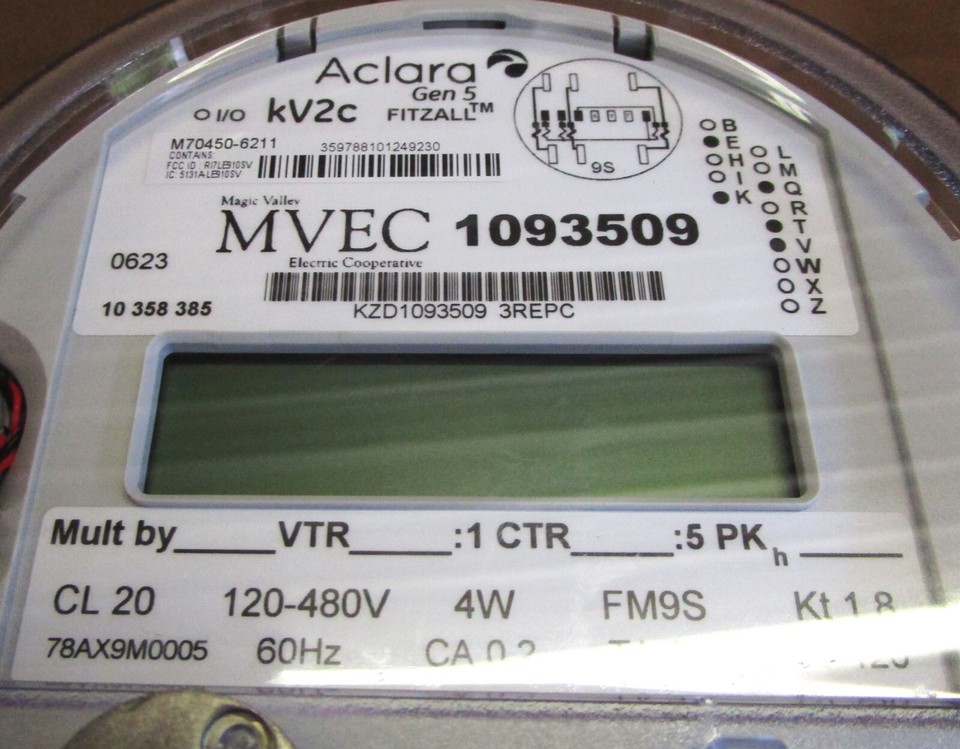 Aclara kV2c Electric Smart Meter M70450-6211 FXUB66 New Surplus CC9 | eBay
