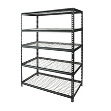 5-Tier Metal Storage Shelving Unit 24"D x 48"W x 72"H Storage Rack Shelf