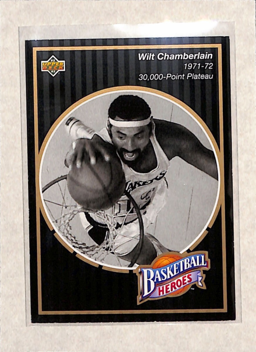 1992 Upper Deck Basketball Heroes #16 Wilt Chamberlain