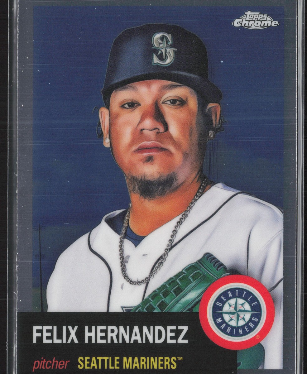 2022 Topps Chrome Platinum Anniversary Felix Hernandez 287 
