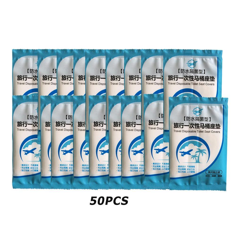 200pcs Disposable Toilet Seat Cover Safety Travel Bathroom Toilet Paper