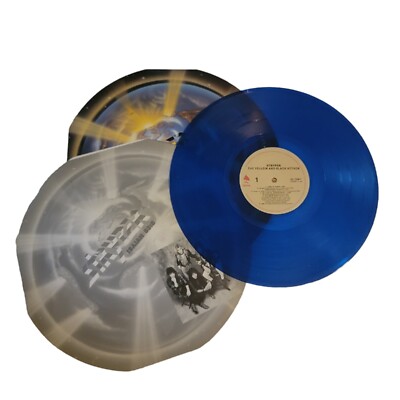 STRYPER ISAIAH 53:5 THE YELLOW AND BLACK ATTACK BLUE VINYL