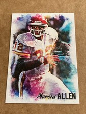 🏈 (1/5) MARCUS ALLEN ~ kc chiefs 🏈 ACEO Fine Art Card RARE SP !!