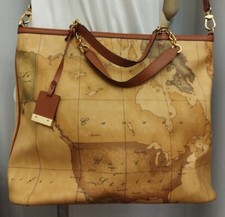 Moda Borsa ALVIERO MARTINI 1° CLASSE Geo Classic Co Catena Dorata Donnavventura 