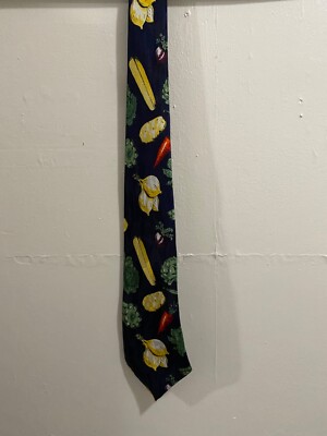 A. ROGERS 6  Navy Blue Veggie Tie, Executive Ties, Designer Silk House 