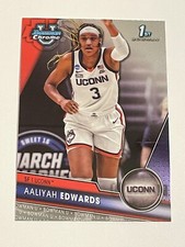 2023-24 Bowman University Chrome Basketball #19 - Aaliyah Edwards - Connecticut