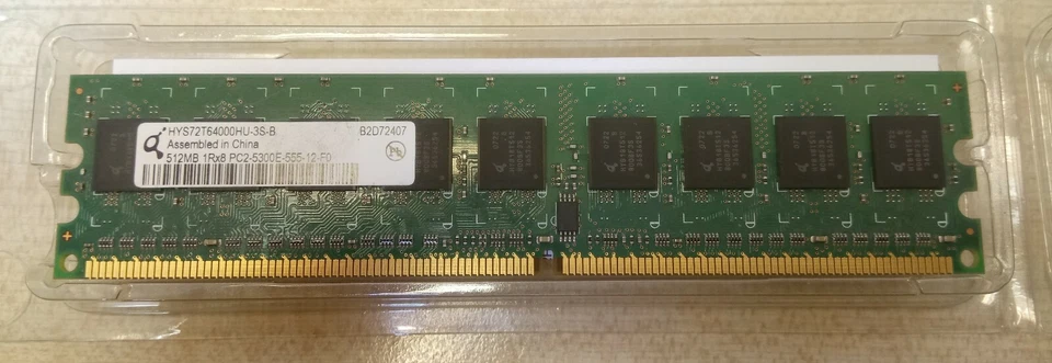 RAM - 512MB DDR2 667MHZ Desktop Computer Memory - Infineon HYS72T64000HU-3S-B - Image 2 of 2