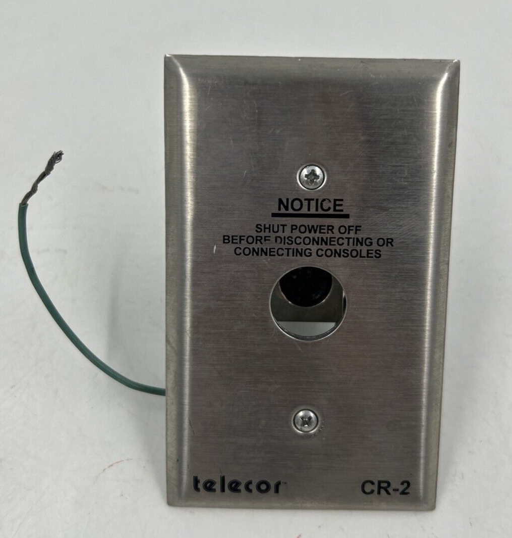 Telecor CR-2 Administrative Console Phone Wall DIN Receptacle Port for MCC-4
