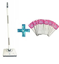 Vibrationsmopp Dual Swing Slim line mit 6 Reinigungstüchern Aqua Laser