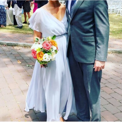 Jenny Yoo Bridesmaid Dress in Style Cassie Luxe Chiffon Whisper